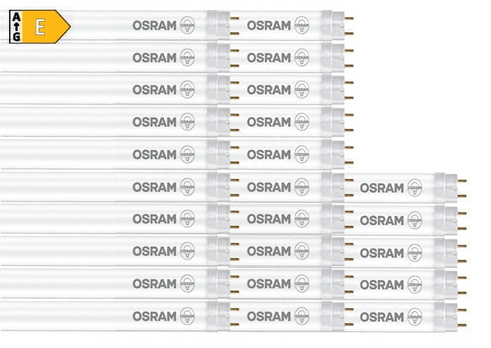 25x Świetlówka LED OSRAM T8 8,1W 60 cm 4000K glass AC-230V