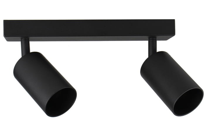 Kinkiet podwójny SPOTI 2xGU10 czarny