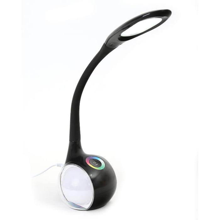 Lampka biurkowa LED 7W 5500K z funkcją lampki nocnej RGB czarna_3