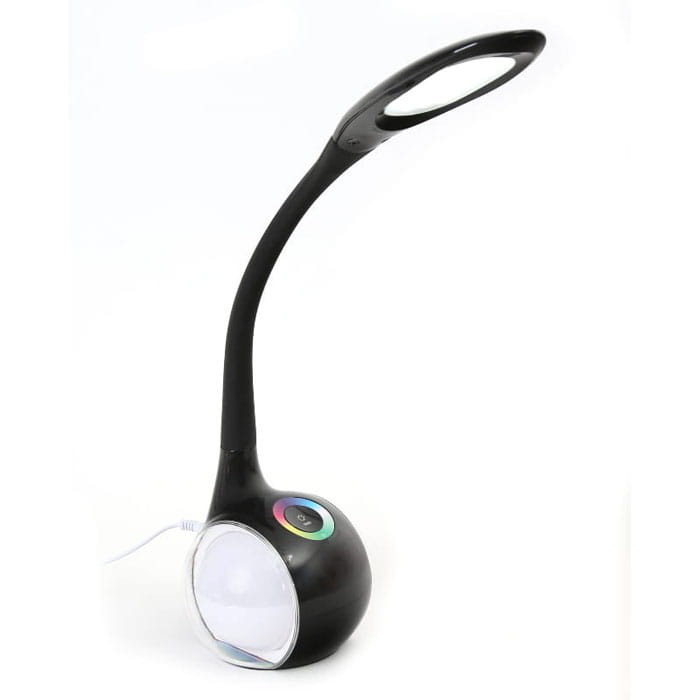 Lampka biurkowa LED 7W 5500K z funkcją lampki nocnej RGB czarna_3