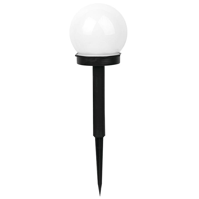 Lampa ogrodowa solarna wbijana biała zimna