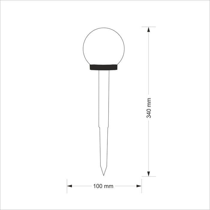 Lampa ogrodowa solarna wbijana biała zimna_3