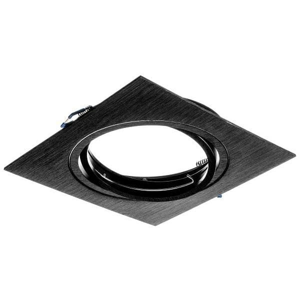 Oprawa kwadratowa ruchoma, aluminium, AR111 JOTA - czarna szczotkowana