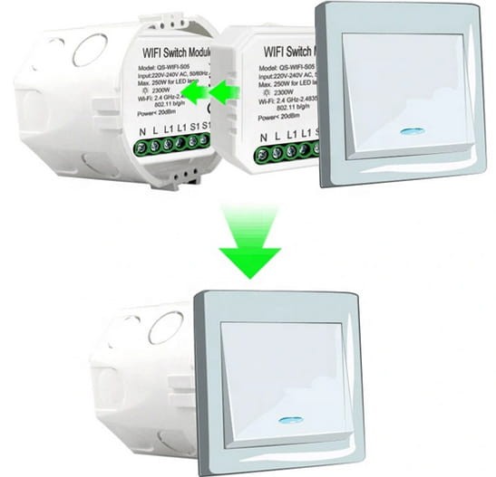 Przekaźnik WiFi dopuszkowy z pomiarem energii