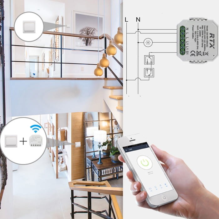 przekaźnik WiFi z pomiarem energii