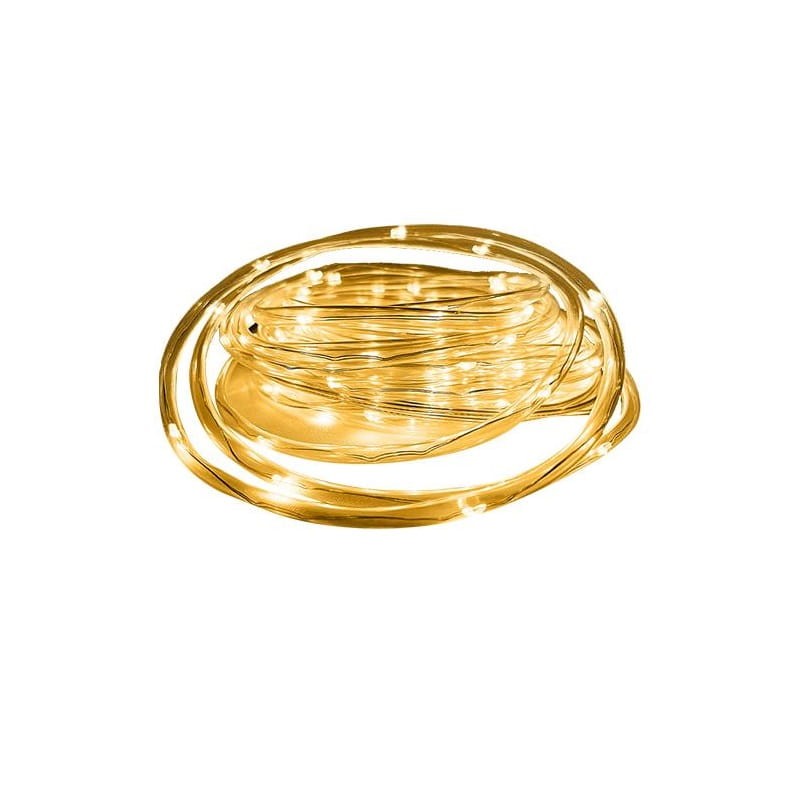 Łańcuch świetlny, girlanda ogrodowa solarna 100 LED biała ciepła 1190 cm