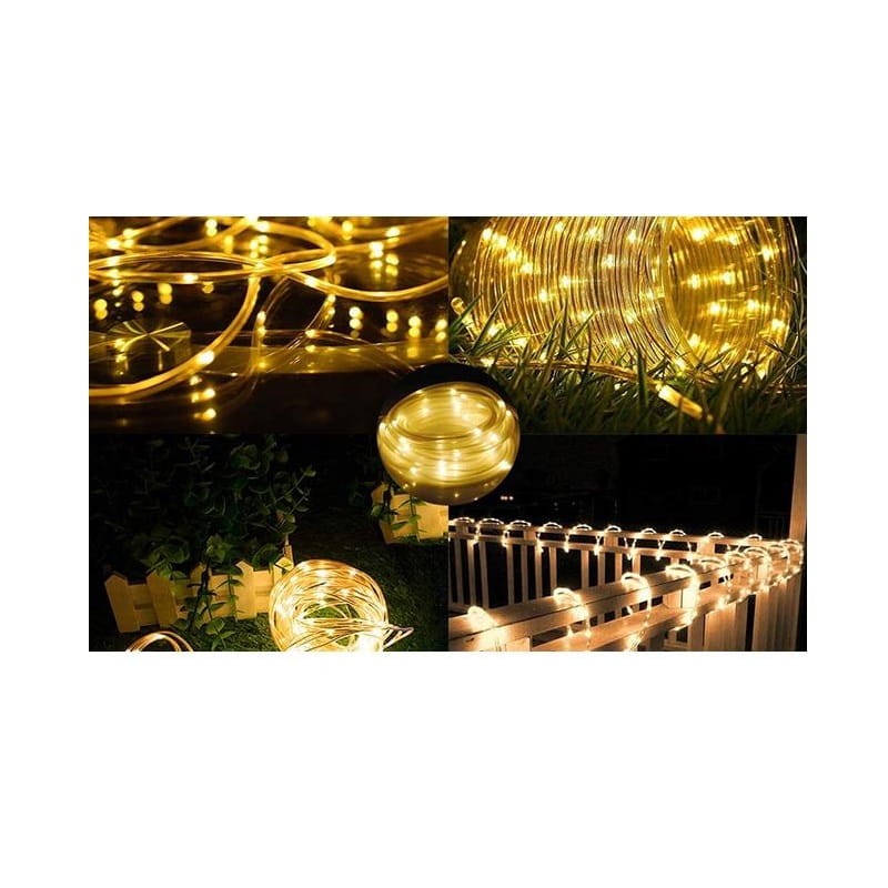 girlanda ogrodowa solarna 100 led ciepła
