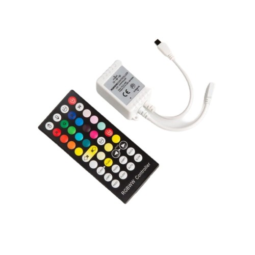 ZESTAW kontroler + pilot 40 przycisków IR LED RGB+CCT 12V 24A