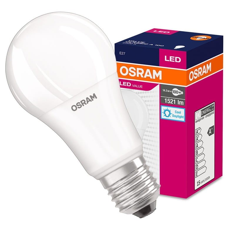 Żarówka LED Osram E27 13W biała zimna z opakowaniem