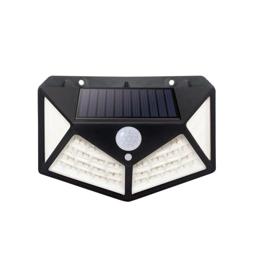 Lampa LED SOLARNA 6W SUNARI FLS-65 biała zimna z czujnikiem ruchu i zmierzchu
