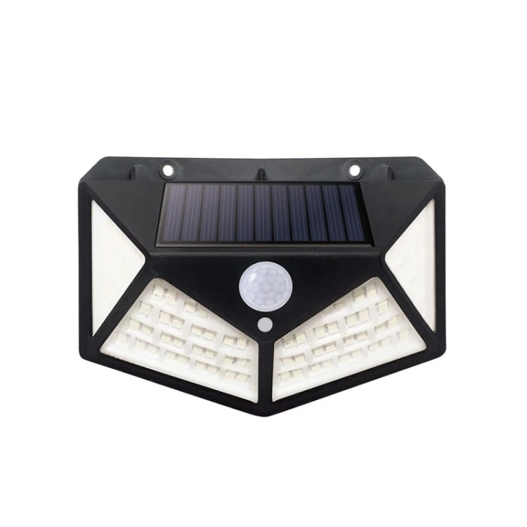 Lampa LED SOLARNA 6W SUNARI FLS-65 biała zimna z czujnikiem ruchu i zmierzchu