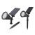 Lampa LED solarna ogrodowa wbijana 2W biała zimna_2
