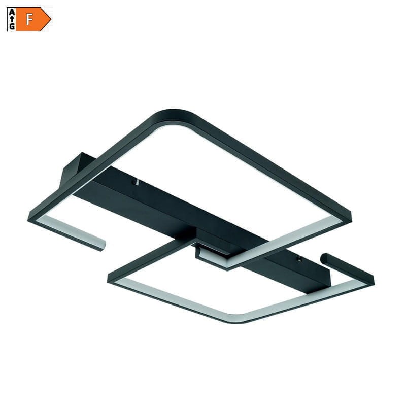 Żyrandol, lampa LED SALEM 48W 230V 4000K czarny