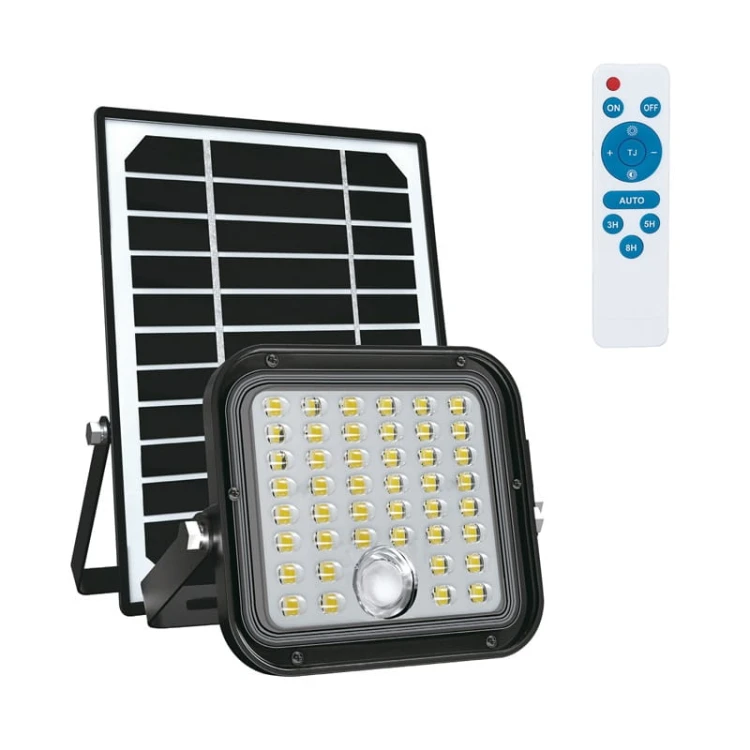 Naświetlacz LED SOLARNY MHCS 10W Premium biały neutralny z czujnikiem ruchu + pilot