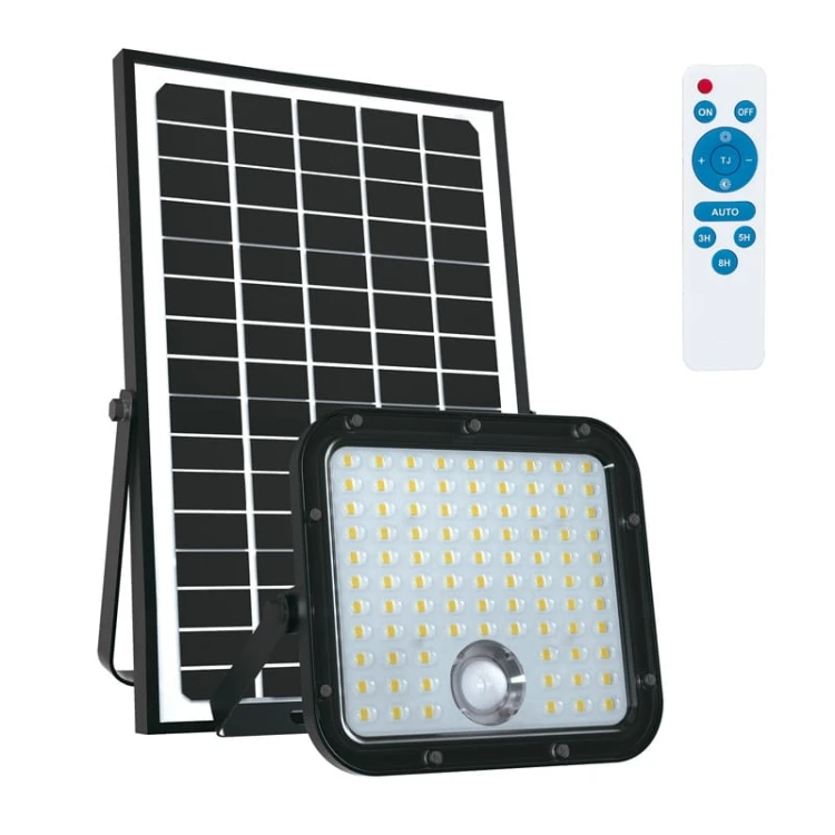 Naświetlacz LED SOLARNY MHCS 30W Premium biały neutralny z czujnikiem ruchu + pilot