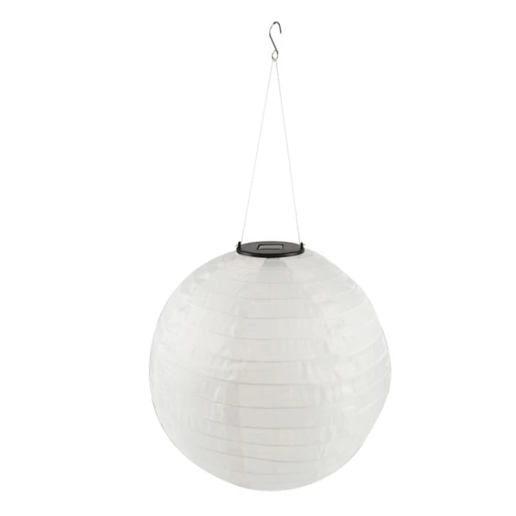 Lampa ogrodowa solarna 20cm FELISI lampion origami biała ciepła