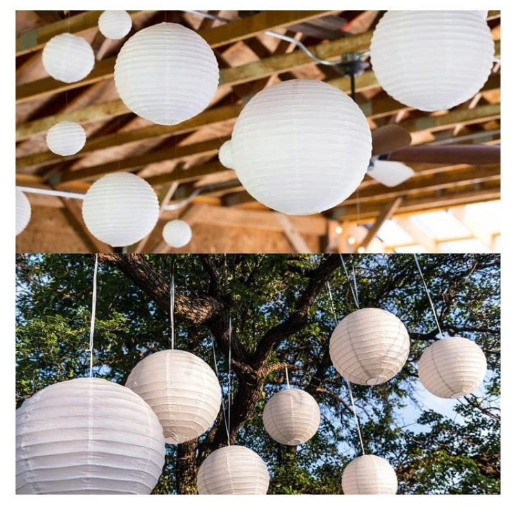 Lampa ogrodowa solarna 20cm FELISI lampion origami biała ciepła_5