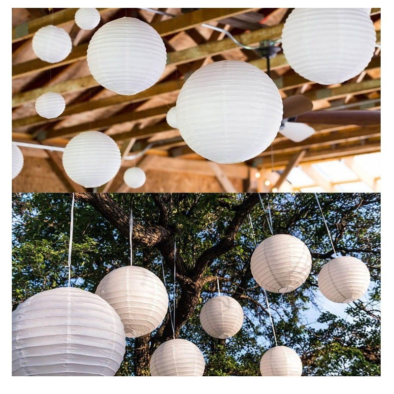 Lampa ogrodowa solarna 20cm FELISI lampion origami biała ciepła_5