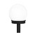 Lampa ogrodowa solarna 10cm ATRIS wbijana kula biała zimna_8