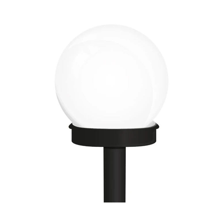 Lampa ogrodowa solarna 10cm ATRIS wbijana kula biała zimna_8