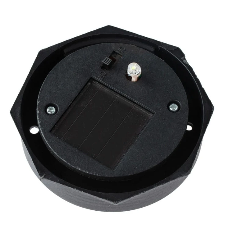 Lampa ogrodowa solarna 10cm ATRIS wbijana kula biała zimna_10