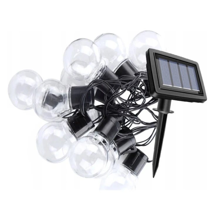 Girlanda ogrodowa solarna SOLI 20 LED biała ciepła