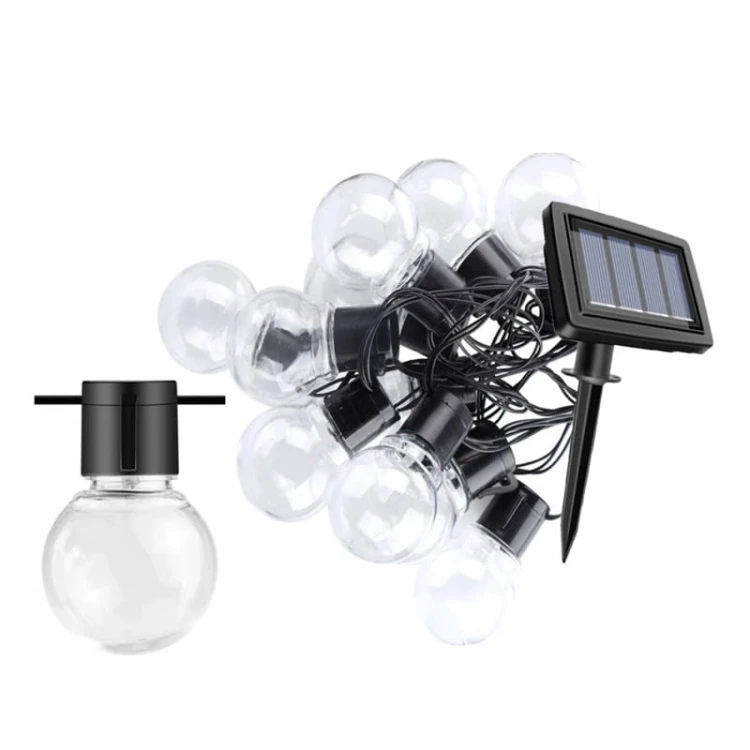 Girlanda ogrodowa solarna SOLI 20 LED biała ciepła_6