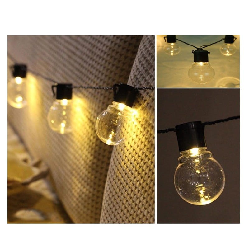 Girlanda ogrodowa solarna SOLI 30 LED biała ciepła_5