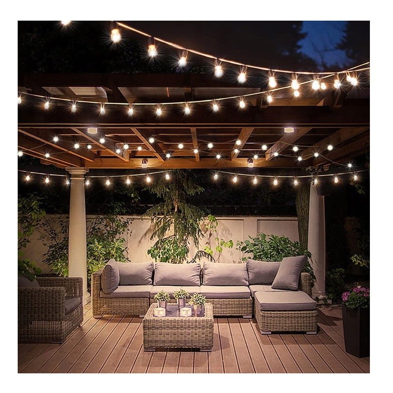 Girlanda ogrodowa 20 LED 20m 1W łańcuch biała ciepła IP65_3