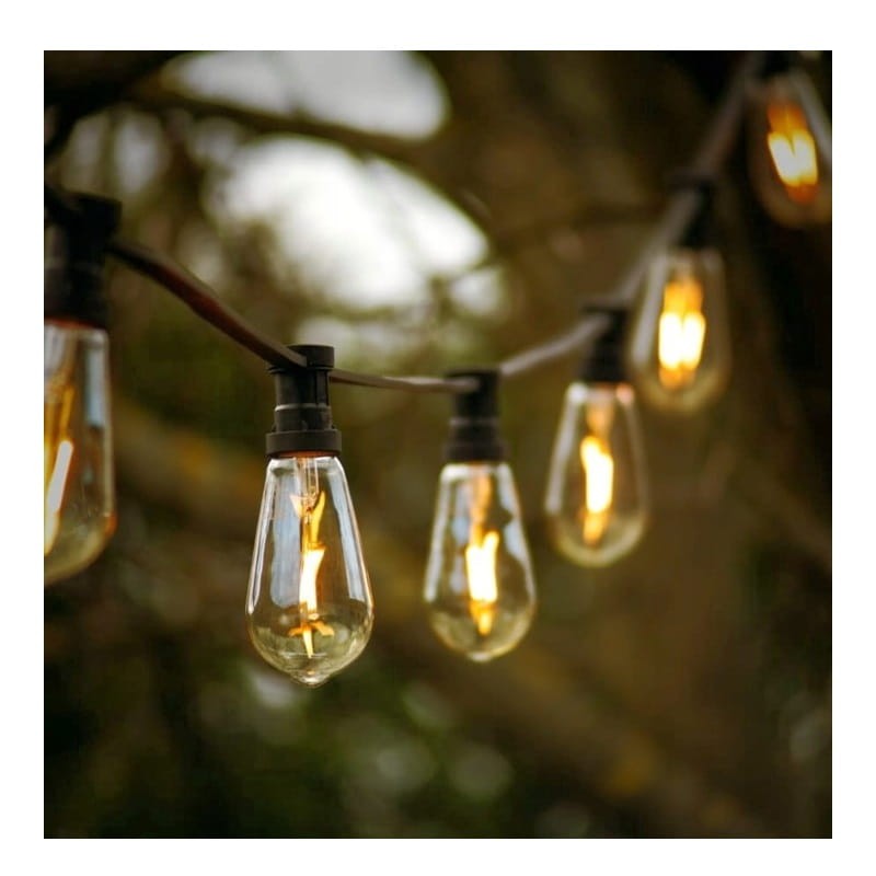 Girlanda ogrodowa 20 LED 20m 1W łańcuch biała ciepła IP65_4