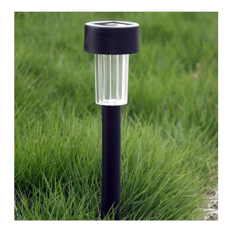 Lampa ogrodowa solarna 34cm wbijana słupek biały zimny_5