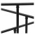 Lampa sufitowa, żyrandol 6xE27 PALLE Black_5