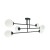 Lampa sufitowa, żyrandol 6xE27 PALLE Black_6
