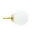 Lampa sufitowa, żyrandol 6xE27 PALLE Gold złota_4