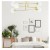 Lampa sufitowa, żyrandol 6xE27 PALLE Gold złota_8
