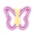 Neon dekoracyjny LED MOTYL Neolia róż + USB NNE03 Forever Light
