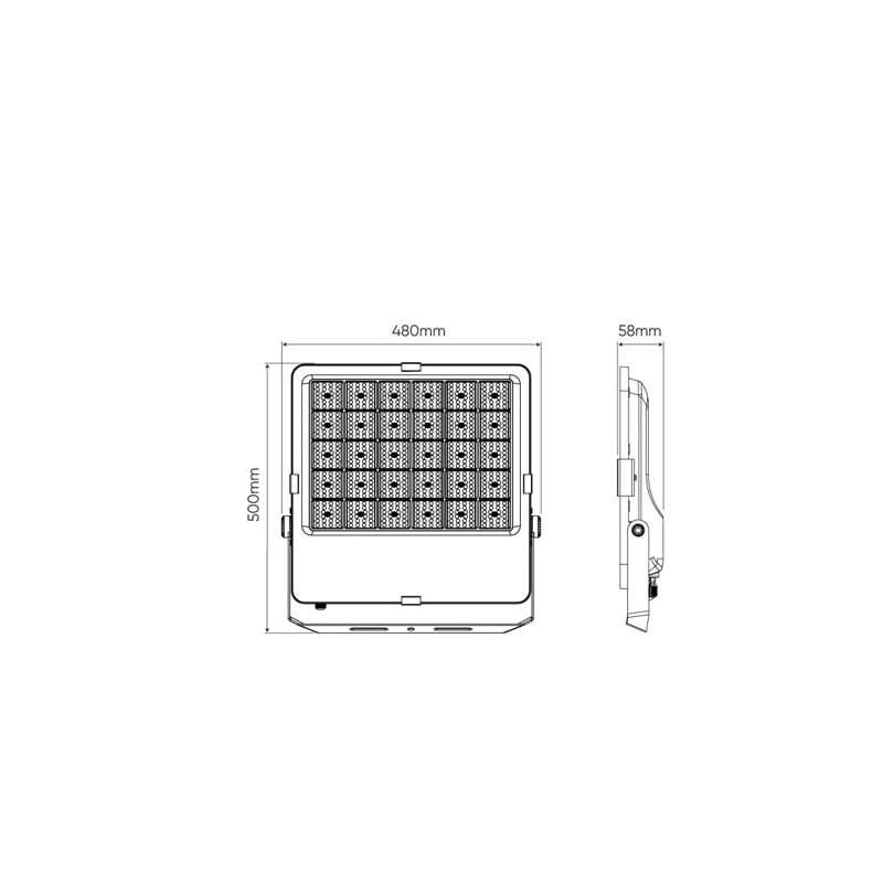 Naświetlacz LED LEDline Prime FLOODLIGHT 400W - 4000K biała neutralna_2