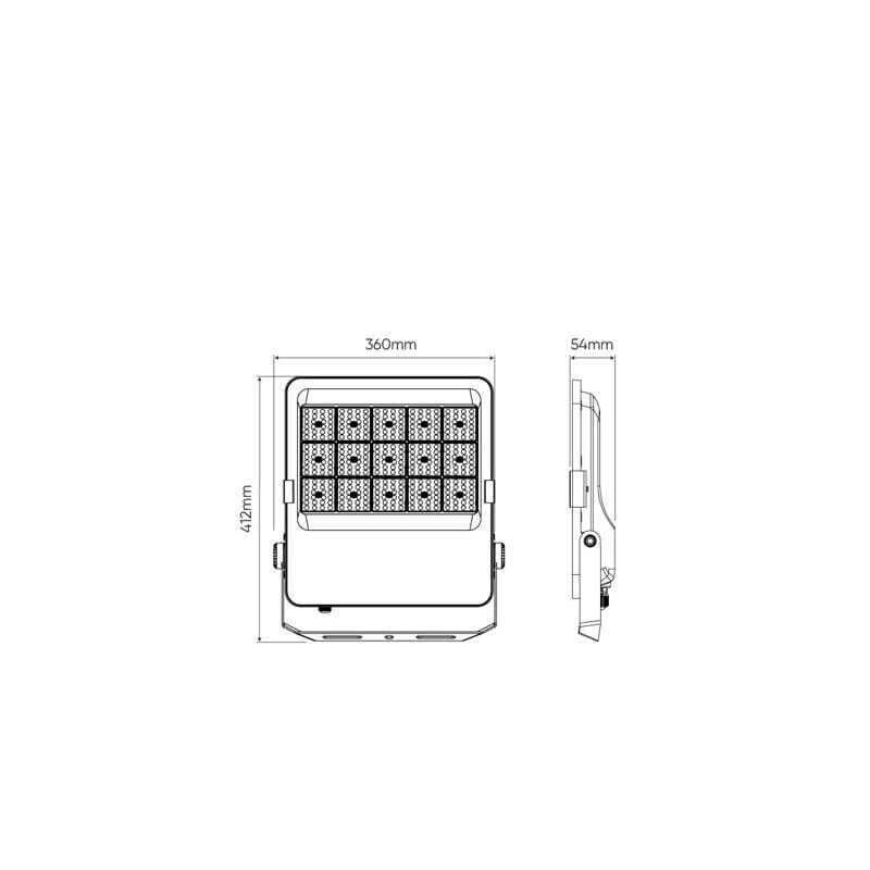 Naświetlacz LED LEDline Prime FLOODLIGHT 200W - 4000K biała neutralna_2
