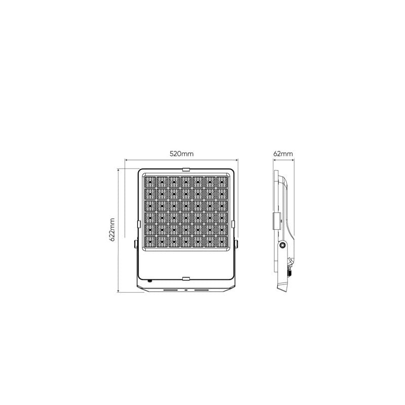 Naświetlacz LED LEDline Prime FLOODLIGHT 600W - 4000K biała neutralna_2