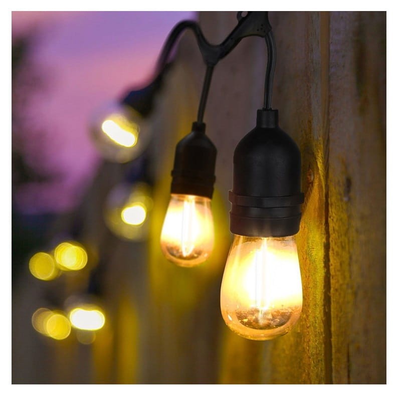 Żarówka LED E27 1W ST45 Filament biała ciepła_7