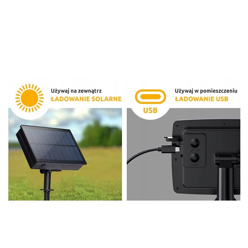 Girlanda ogrodowa solarna 20 x żarówkaLED 20m biała ciepła IP65_3