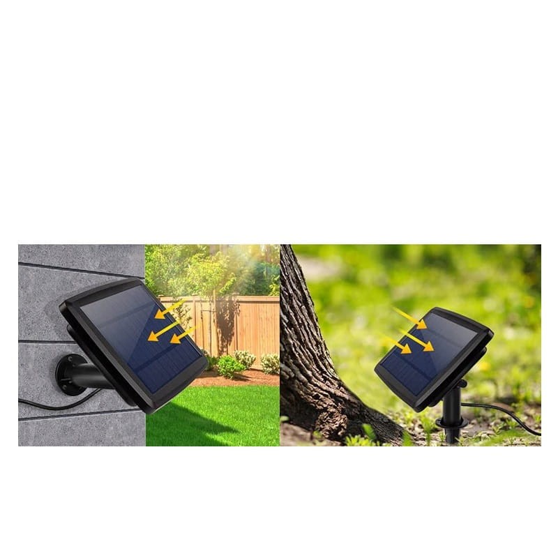 Girlanda ogrodowa solarna i USB C 10 x żarówka LED 10m biała ciepła IP65_5