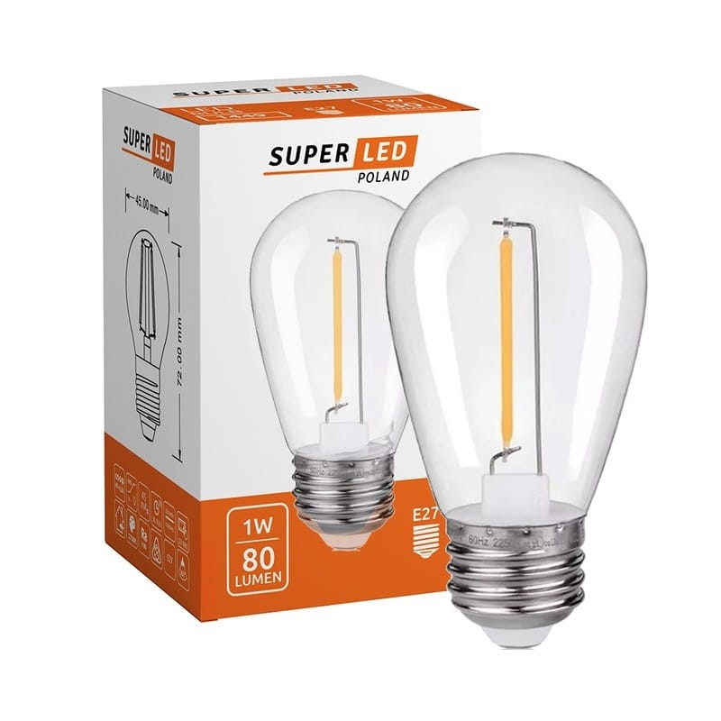 Girlanda ogrodowa solarna i USB C 10 x żarówka LED 10m biała ciepła IP65_7