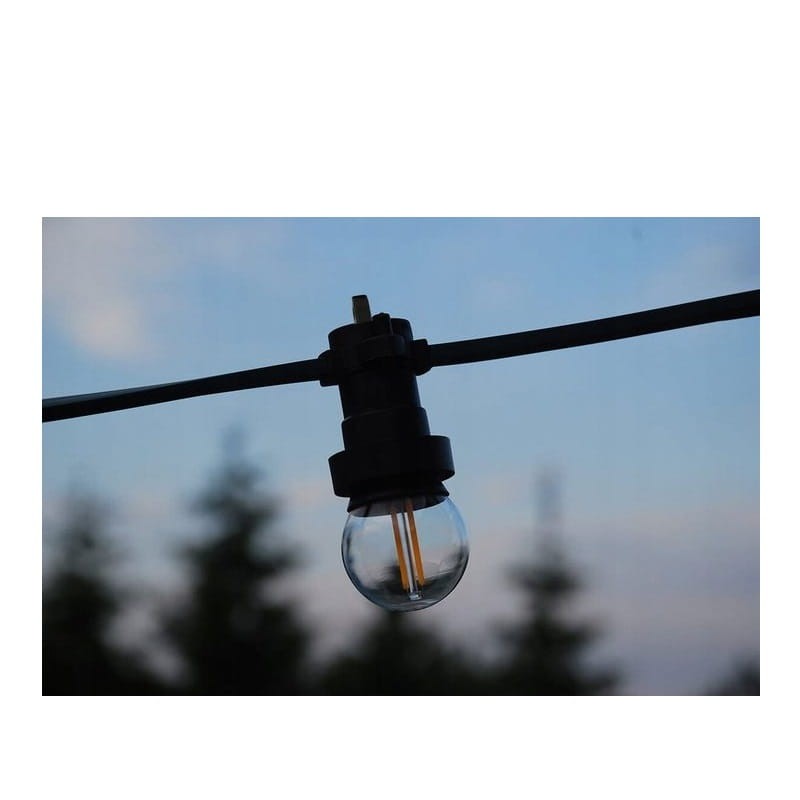 Żarówka LED E27 1W biała neutralna Filament kula_2