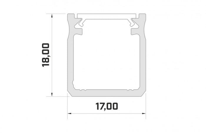 PROFIL nawierzchniowy wysoki czarny anodowany typ Y - 1 metr_2