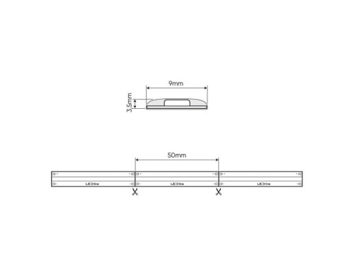Taśma LED LEDline PRIME COB 11W/m 480 chips/m 24V 4000K IP66 biała neutralna 5m._2