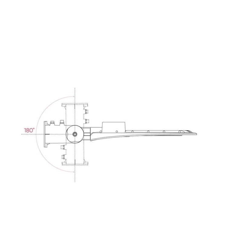 Oprawa, lampa uliczna LED LEDLine 50W IP65 - biała neutralna_5