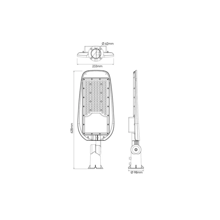 Oprawa, lampa uliczna LED LEDLine 150W IP65 Streetlite - biała neutralna_2