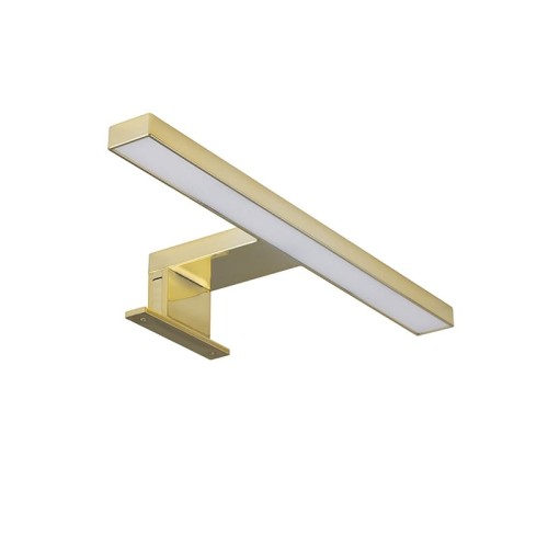 Kinkiet, lampa nad lustro AMBER 4,5W biała neutralna 30cm złota