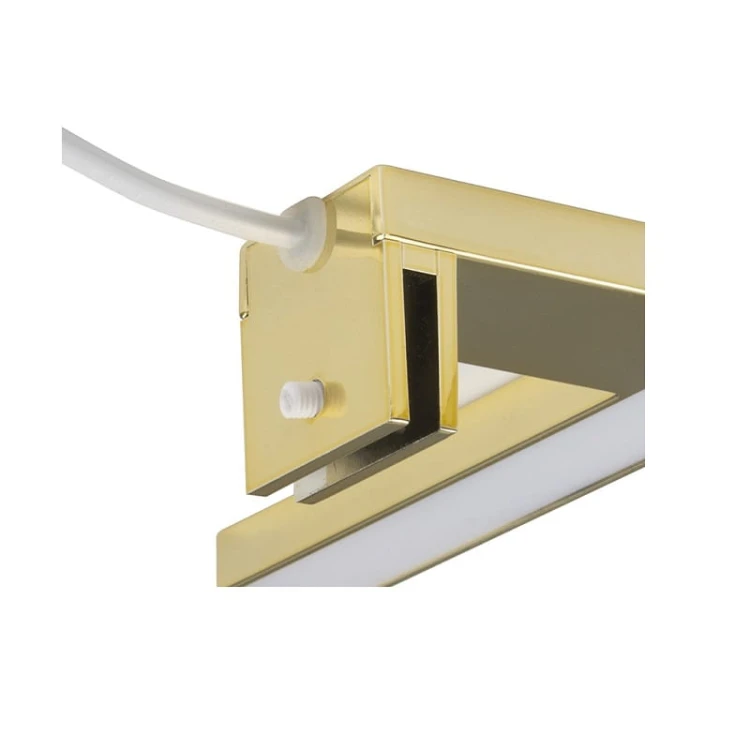 Kinkiet, lampa nad lustro AMBER 4,5W biała neutralna 30cm złota_3